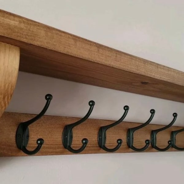 Coat Rack Shelf Etsy UK