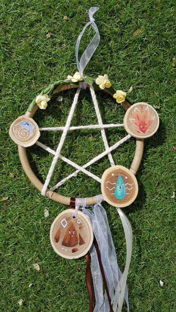 Pentacle Dreamcatcher Des Éléments