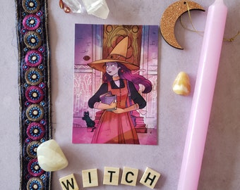 Carte postale: Witch