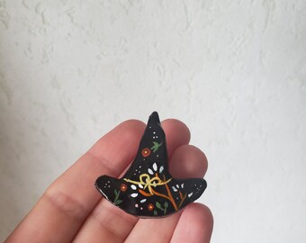 Broche Chapeau de sorcière