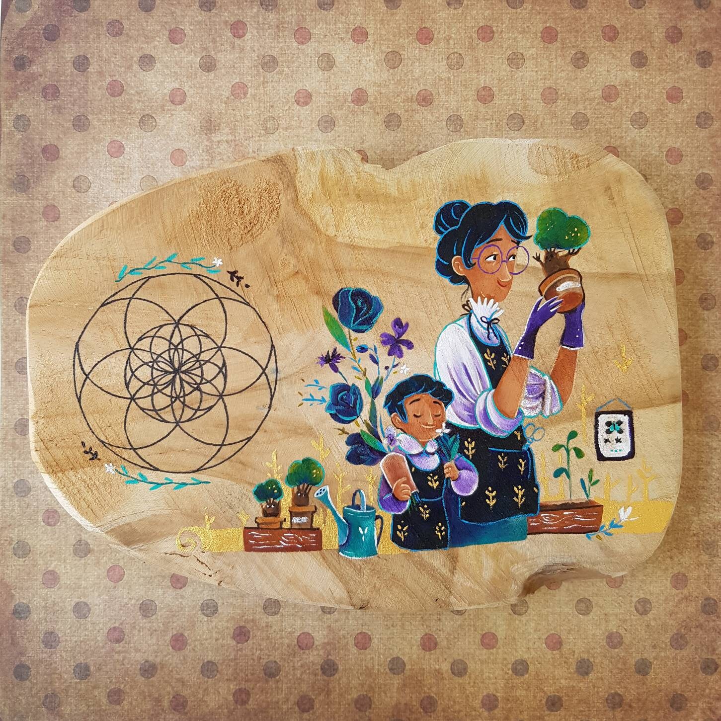 Planche Lithotherapie La Serre Aux Mandragores Pour Purification et Rechargement Des Cristaux