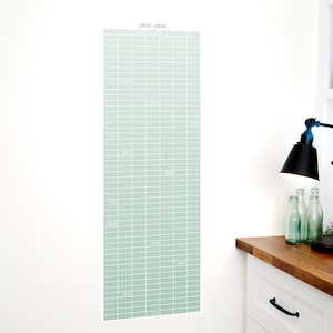 2025-2026 Academic Wall Calendar: Full Year Planner, Minimalist Gradient Design