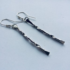 Handmade solid sterling silver earrings