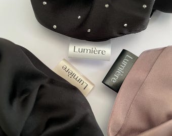 Scrunchie Tags | Custom Labels With Your Own Logo or Text  |  Double-sided