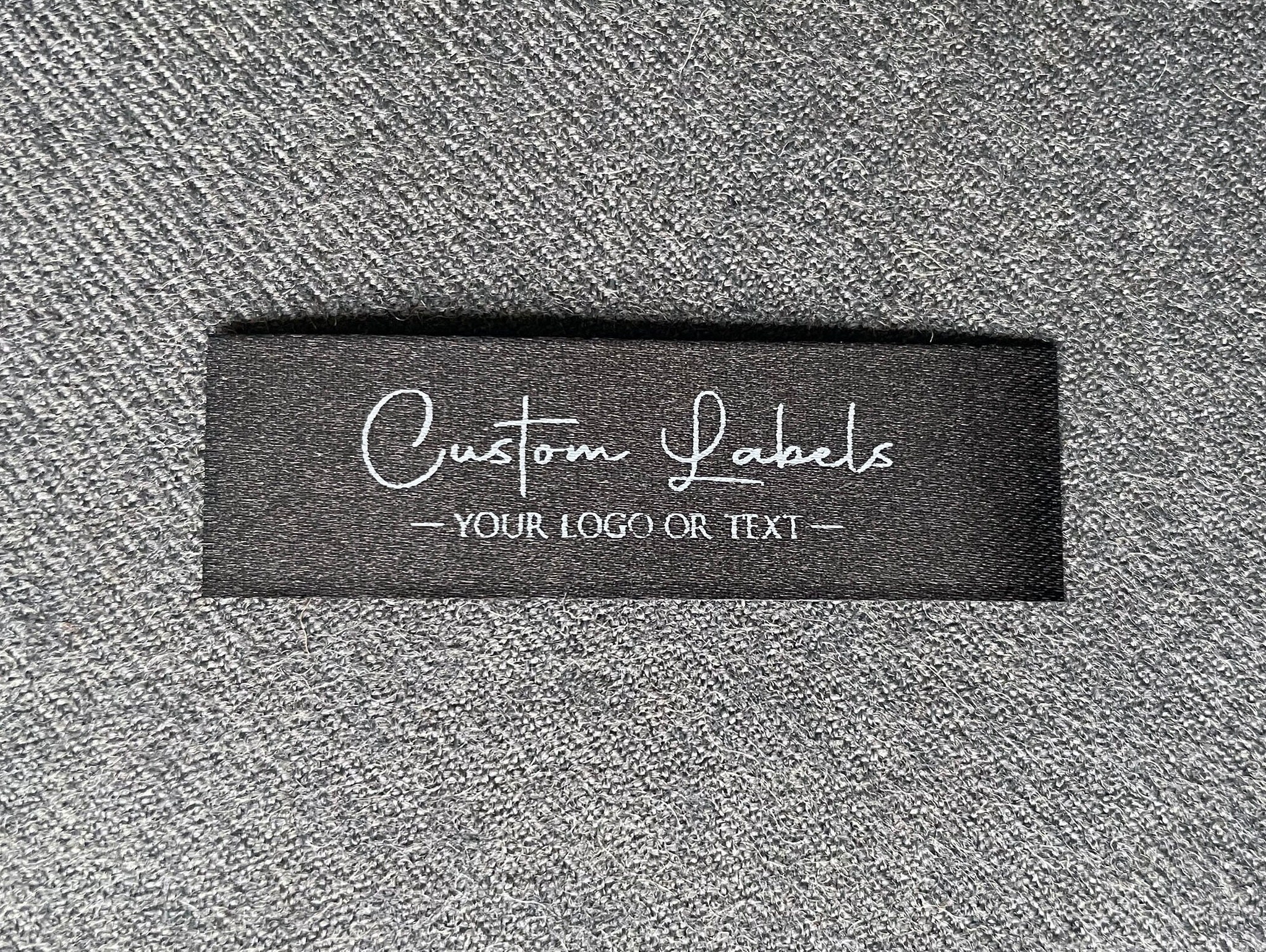 Sew on Clothing Labels Custom Satin Logo Tags - Etsy