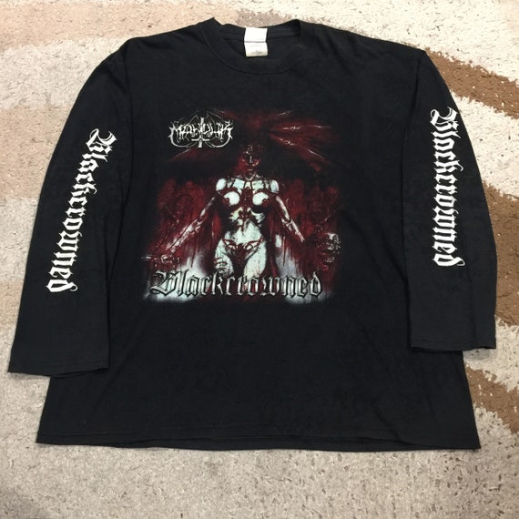 Vintage 90’s Marduk Black Crowned Long Sleeve T-Sh