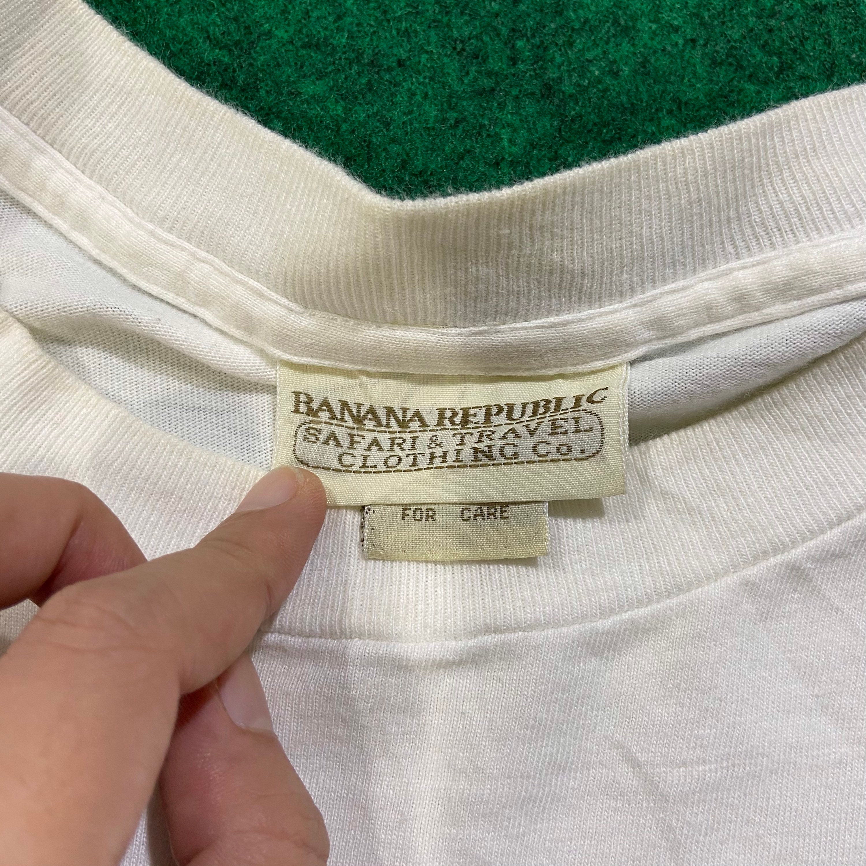 Vintage 90s Banana Republic TShirt Etsy