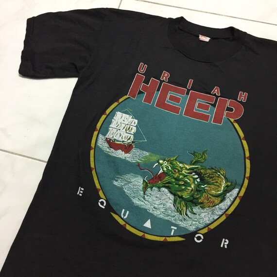 Vintage 1980’s Uriah Heep Equator T-Shirt (Rare)