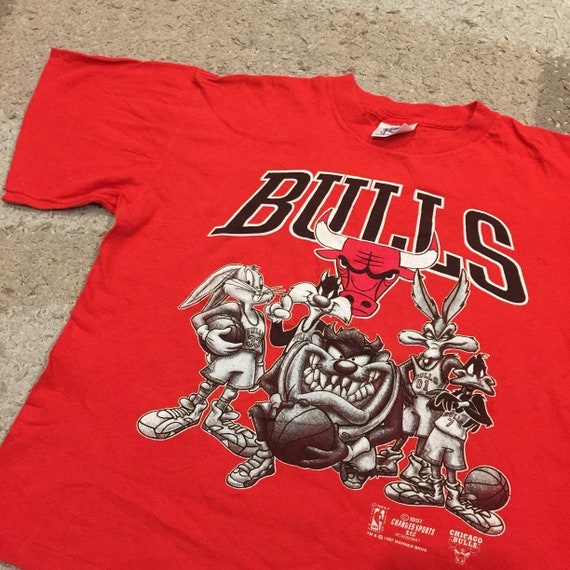 Vintage 1990's Chicago Bulls Looney Tunes T-Shirt