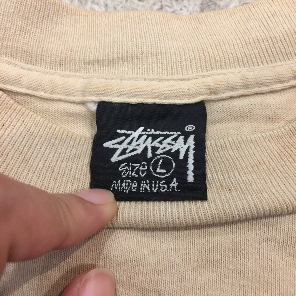 Vintage 1980s Stussy Photo Printed Big And Meaty T-Shirt | Etsy