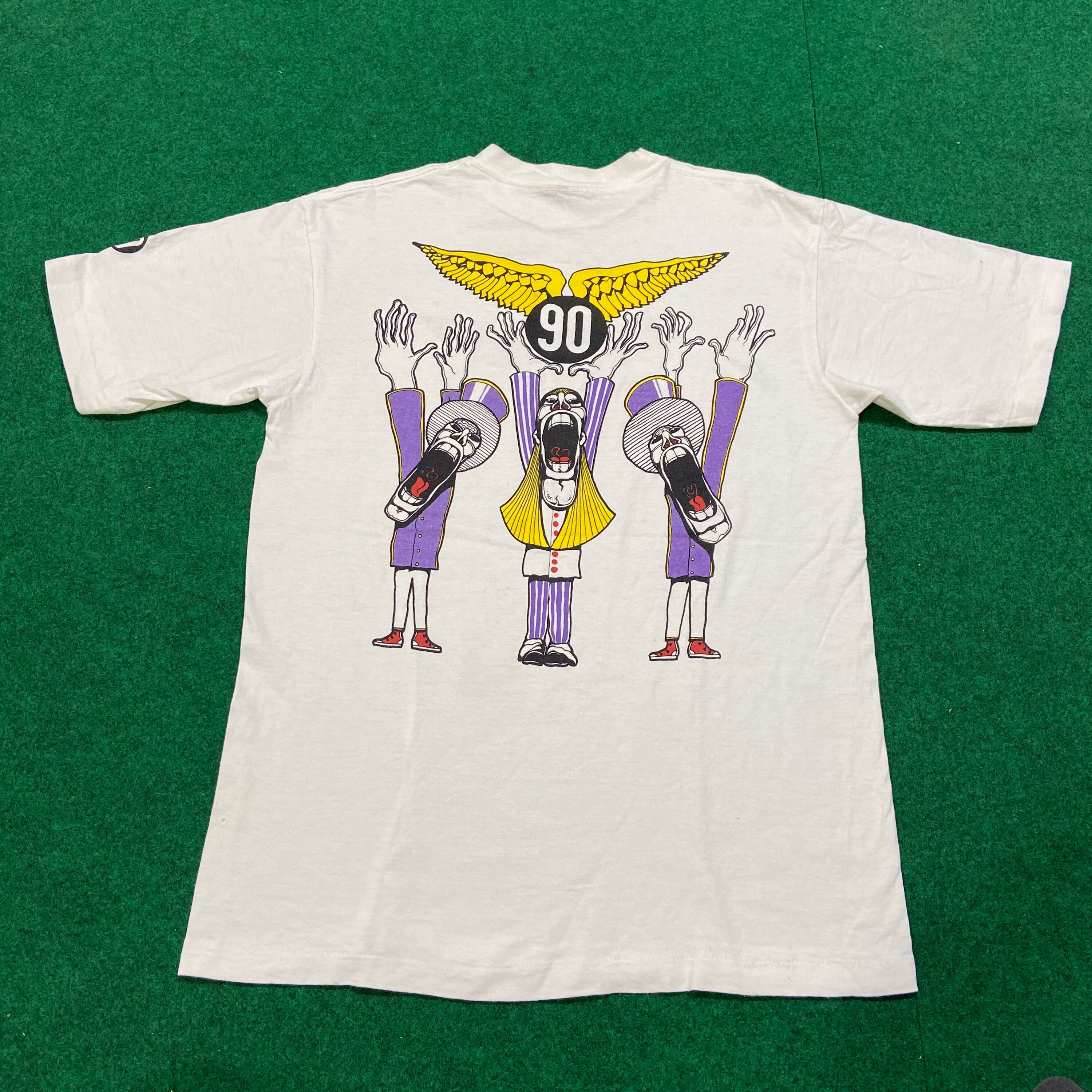 Vintage 1990s Skateboard Skate 90 Brand TShirt Rare Etsy