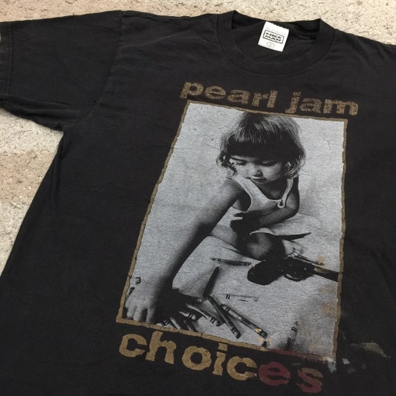 Rare Vintage 90’s Pearl Jam Choices T-Shirt