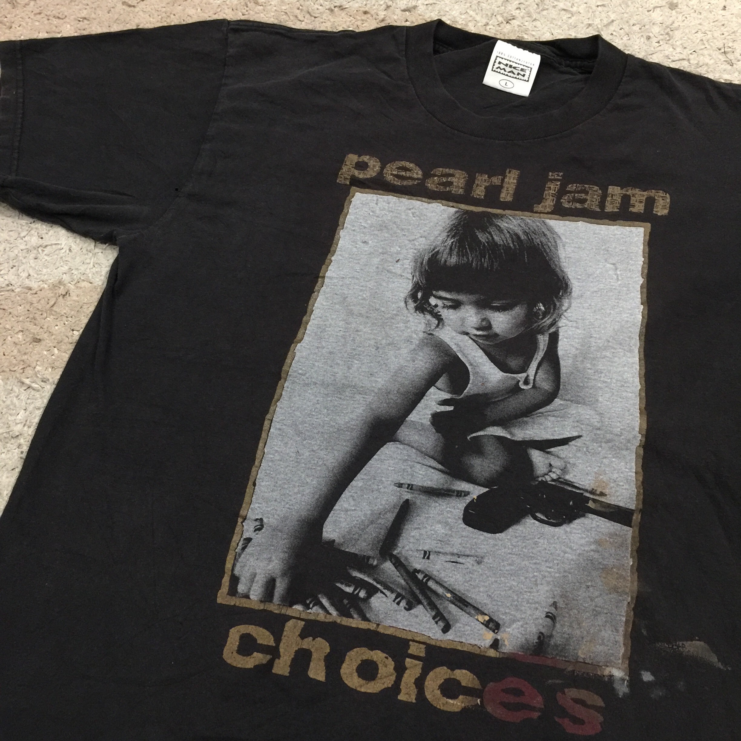 Rare Vintage 90s Pearl Jam Choices T-Shirt | Etsy