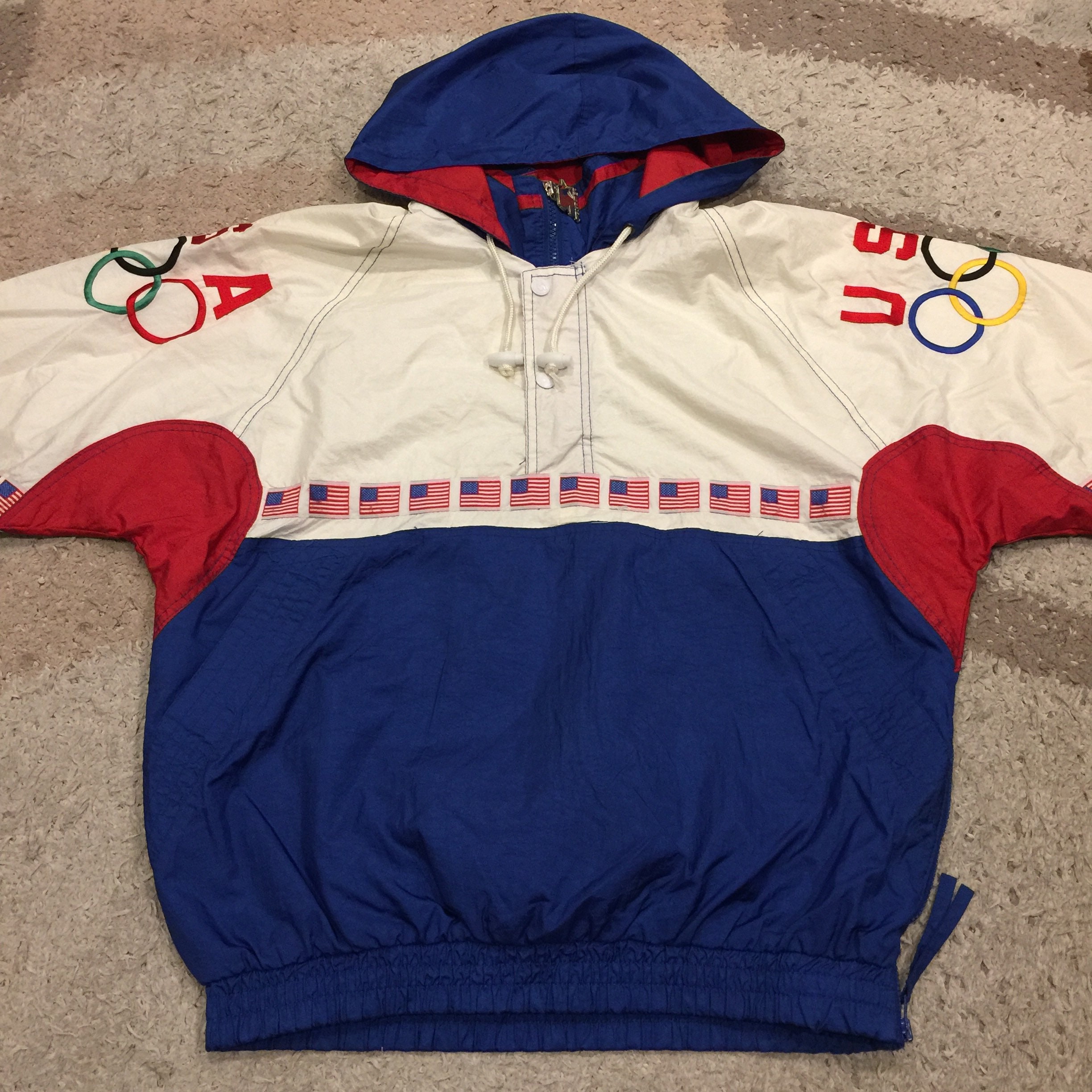 Rare Vintage 90s USA Olympic x Stater Jacket Etsy
