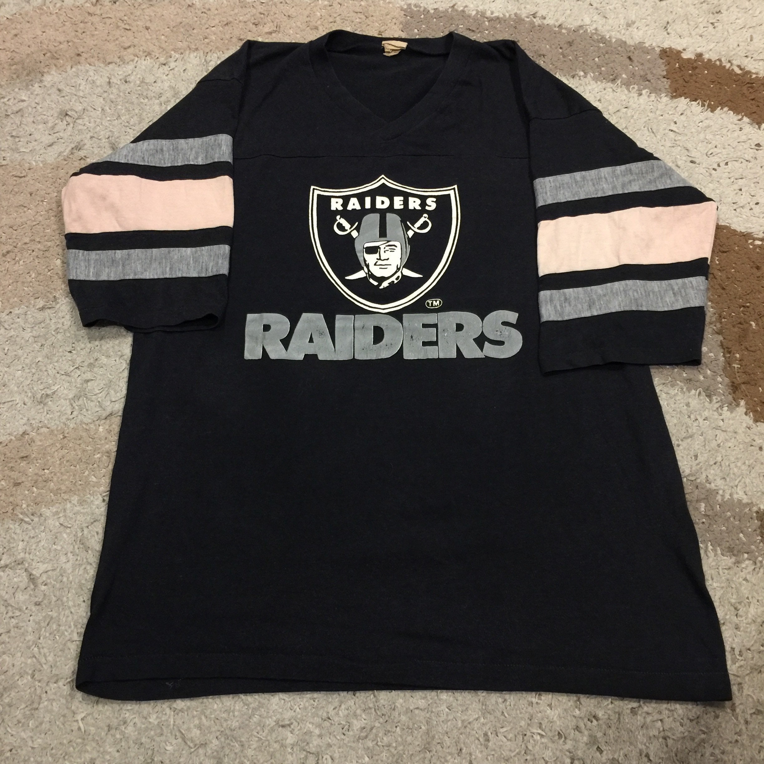 Vintage 90's Los Angeles Raiders TShirt Etsy