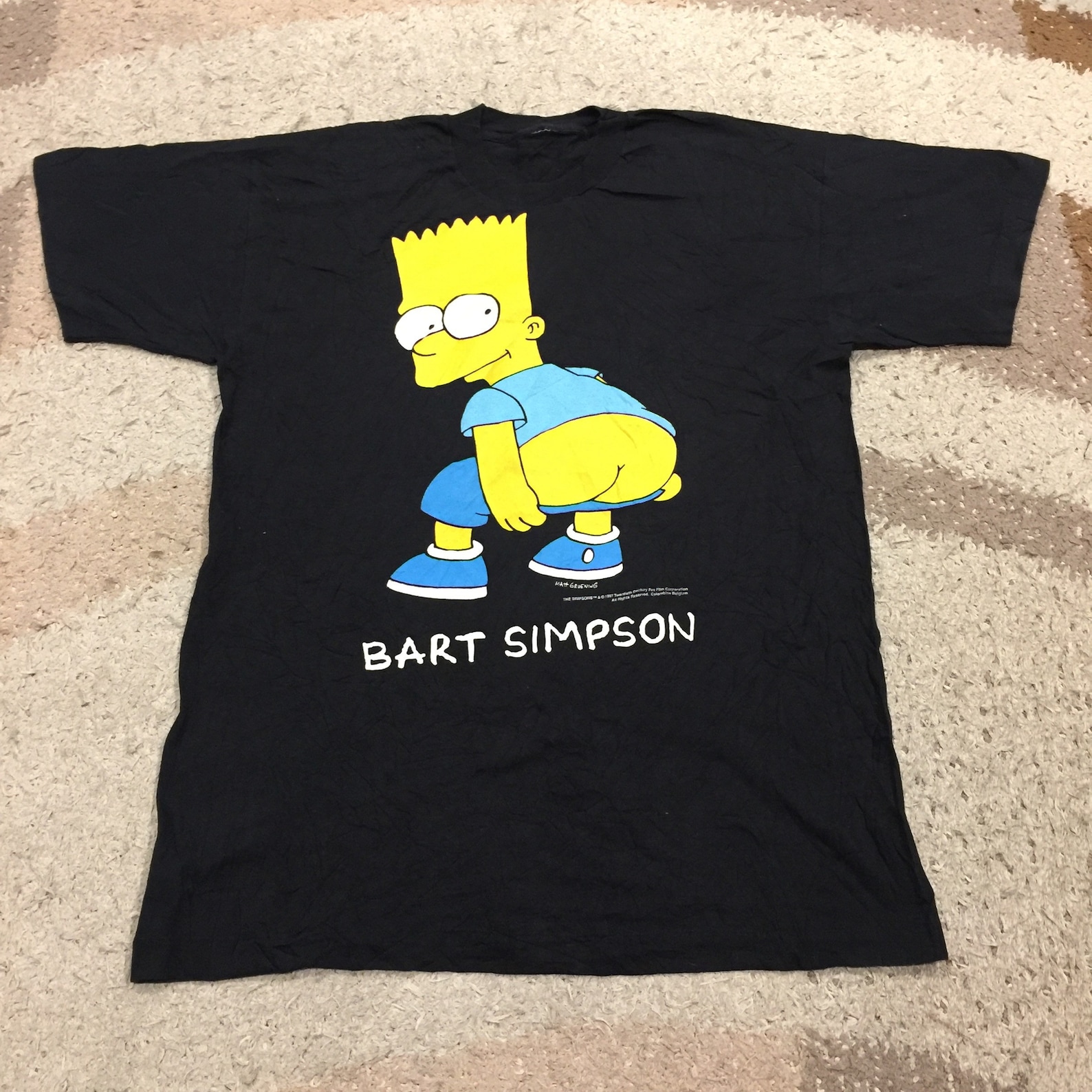 balenciaga simpsons t shirt