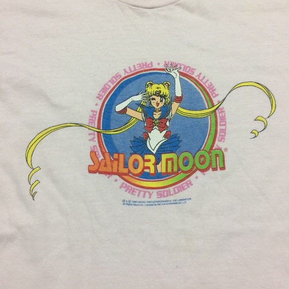 Vintage 90s Sailor Moon Pretty Soldier 1999 T-Shir