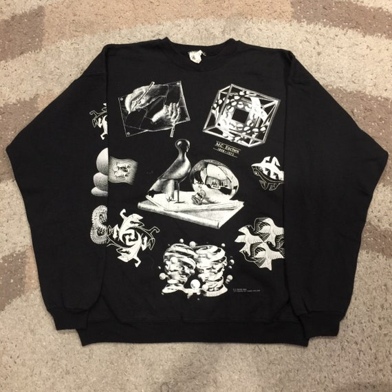 Vintage M. C. Escher Graphic Artist Sweater