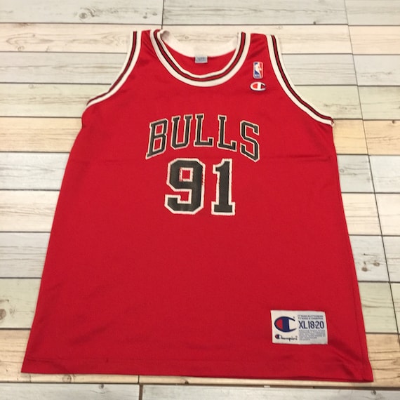 Vintage Jersey NBA Chicago Bulls Rodman/91 Size18-