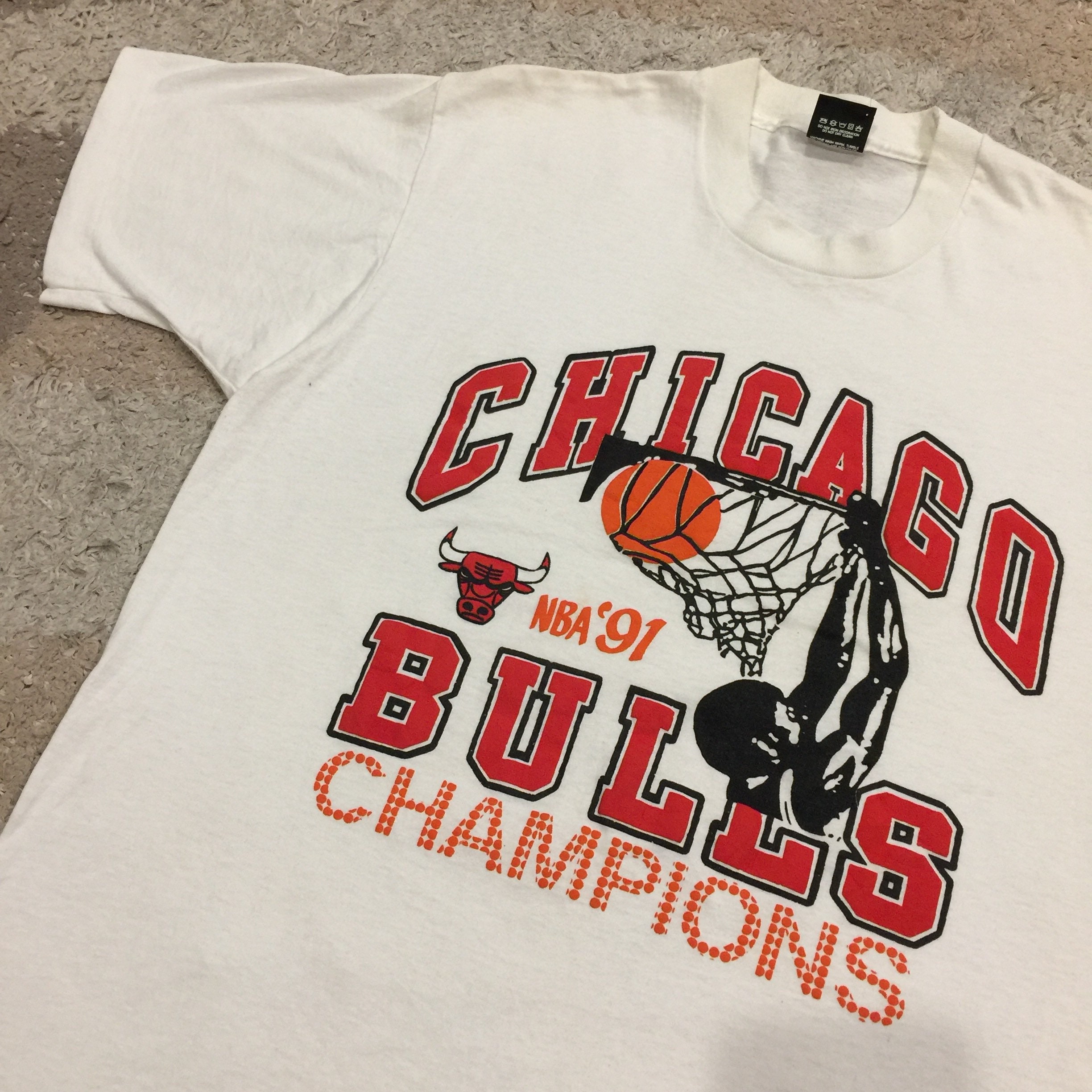 chicago bulls 1991 shirt
