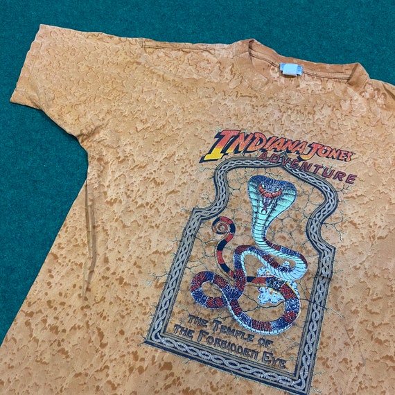 Vintage 90’s Indiana Jones Tie-Dye T-Shirt