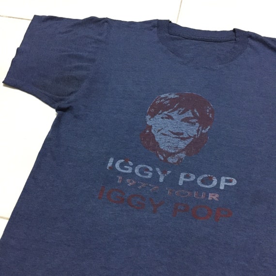 Very Rare Vintage Iggy Pop Tour 1977 T-Shirt