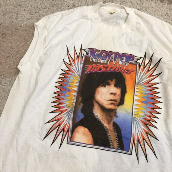 Vintage 80’s Iggy Pop Instinct Sleeveless T-Shirt