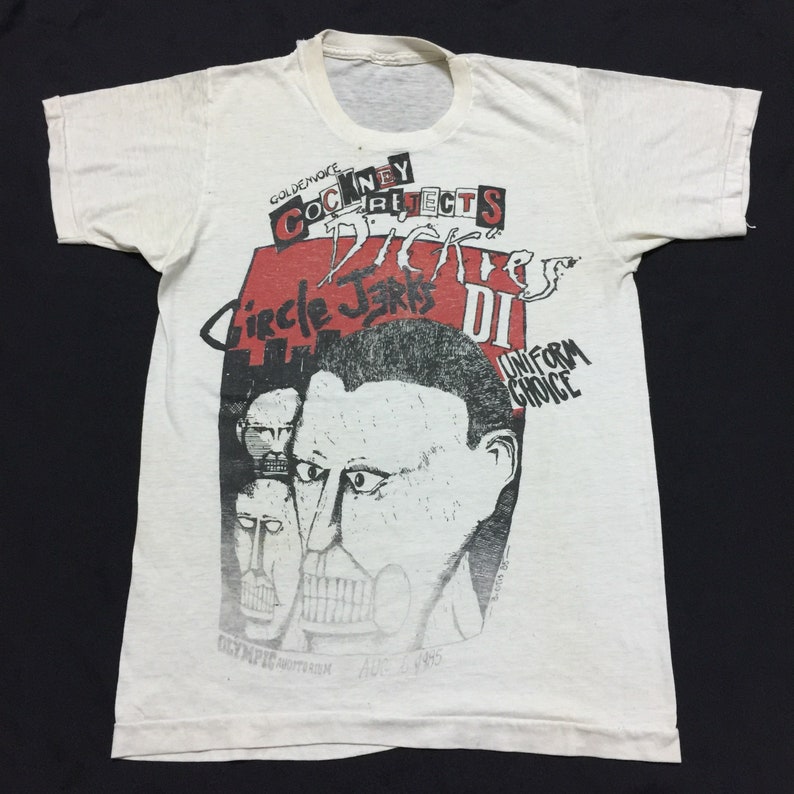 Vintage 1980s Circle Jerks DI Uniform Choice T-ShirtVery | Etsy