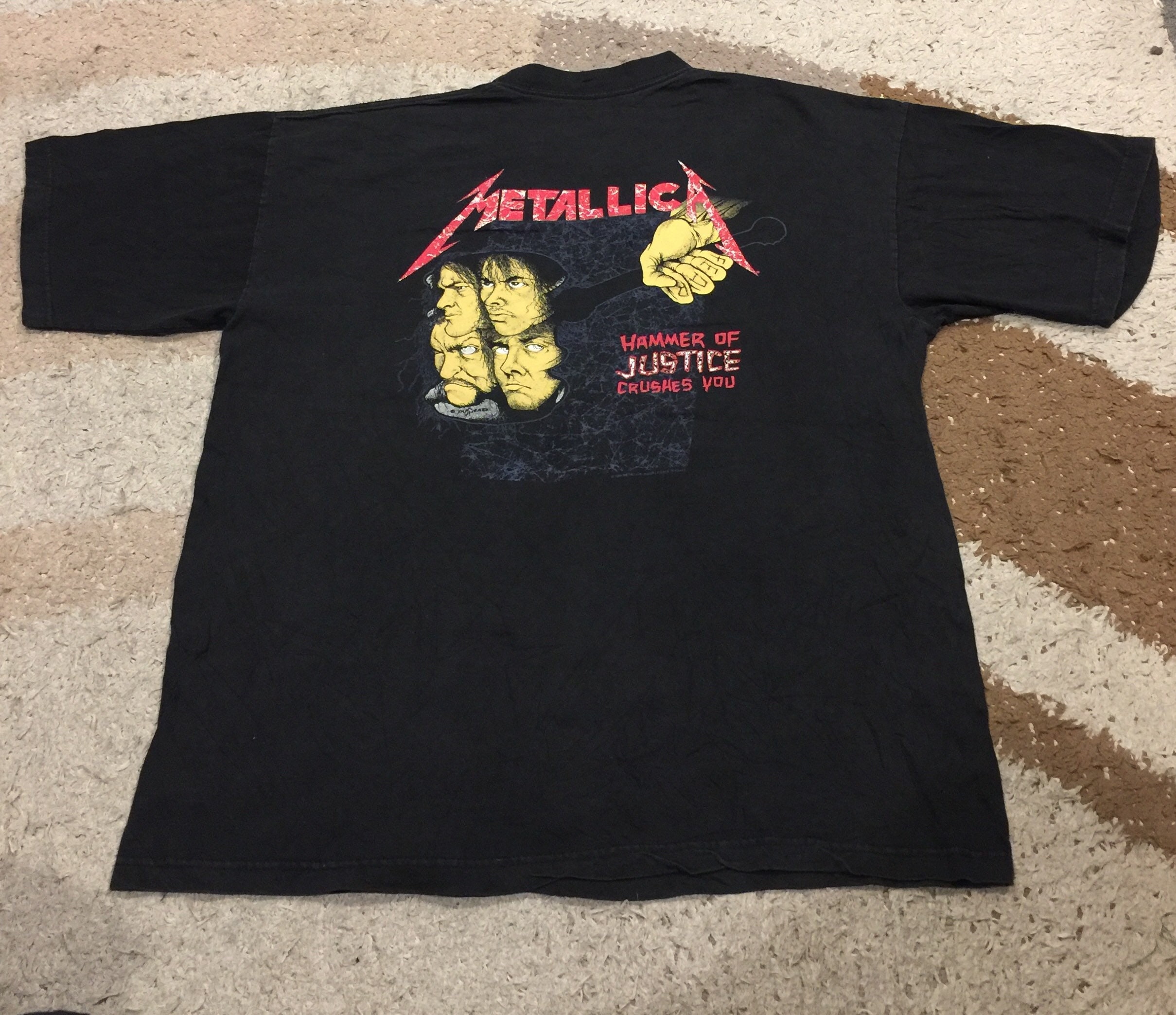 Vintage 90s Metallica And Justice for All T-Shirt | Etsy