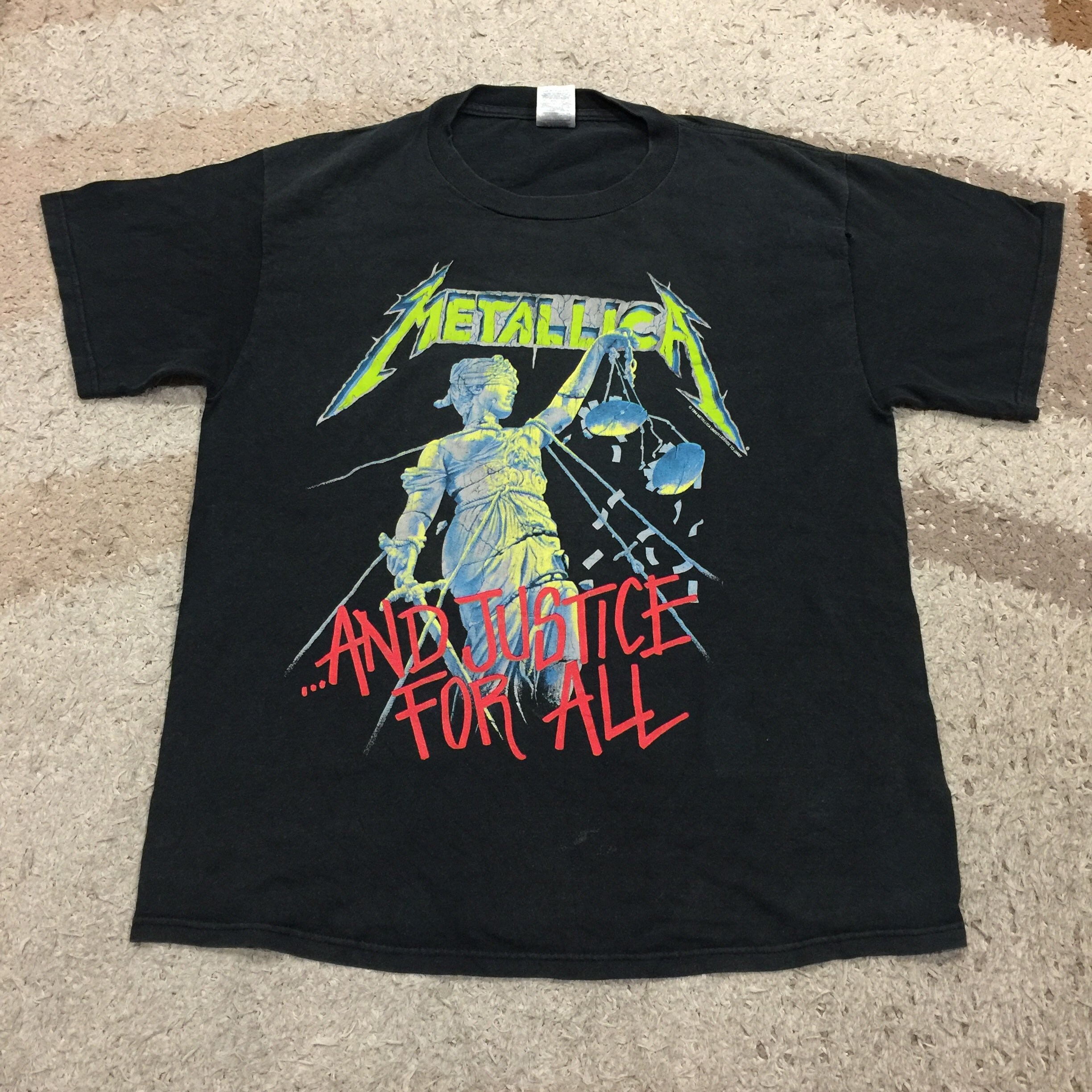 Vintage 90s Metallica And Justice for All T-Shirt | Etsy