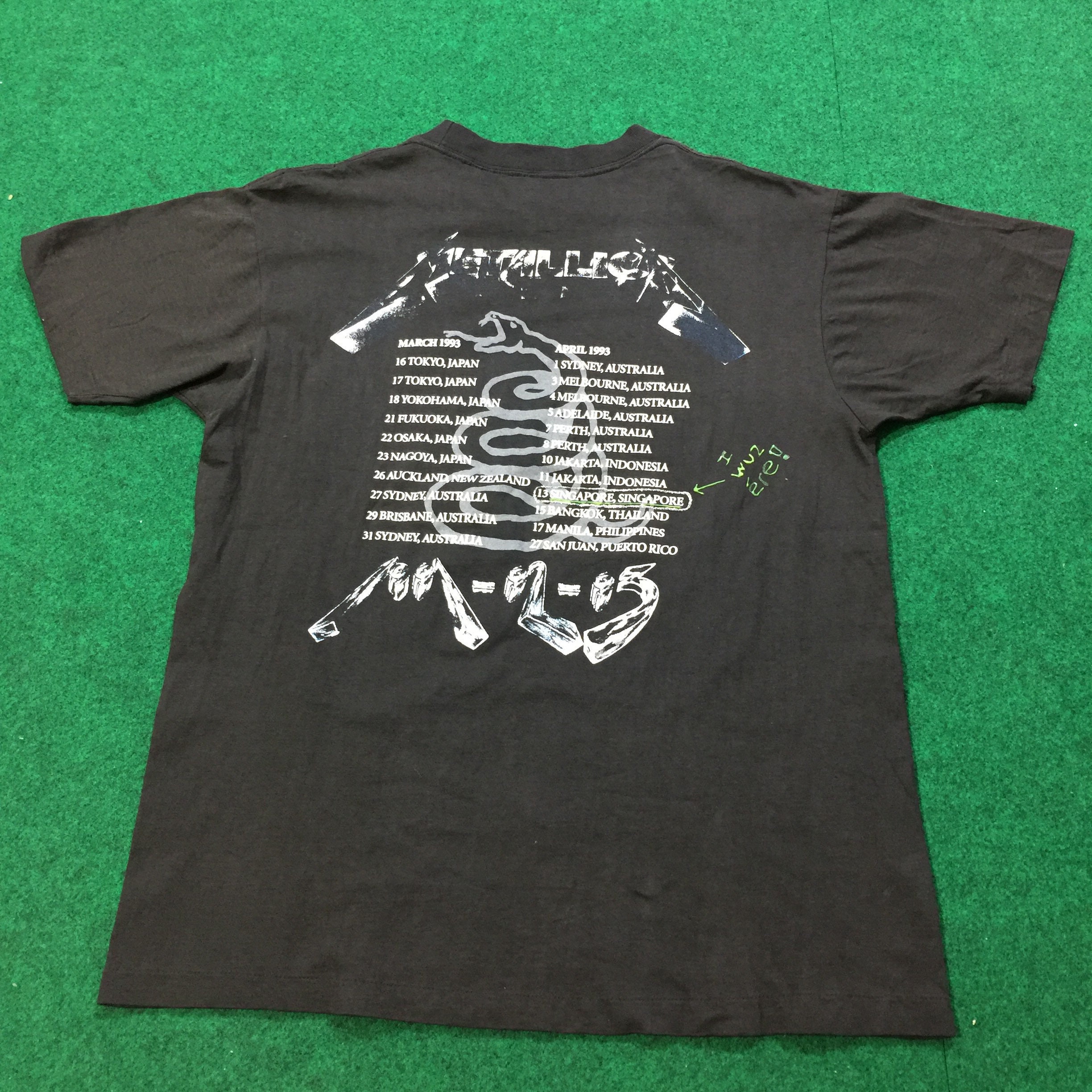 Vintage 1990s Metallica T-Shirt | Etsy