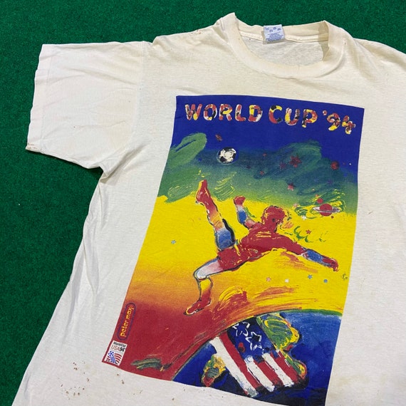 Vintage 1990's Peter Max World Cup T-Shirt