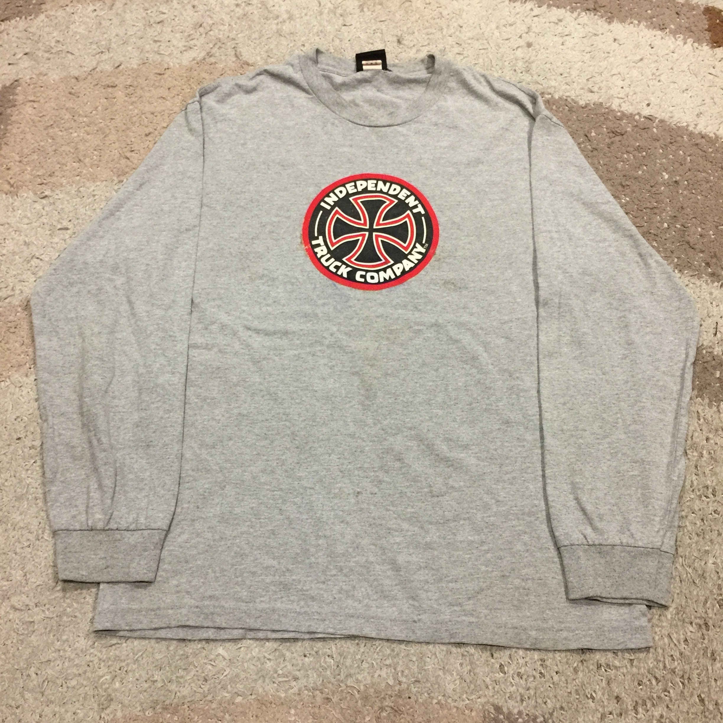 Vintage 90s Independent Skateboard Long Sleeve TShirt Etsy