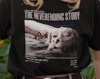 The Neverending story shirt, aesthetic tee, movie fan gift, gift for her, gift for him, Bastian, Atreyu,