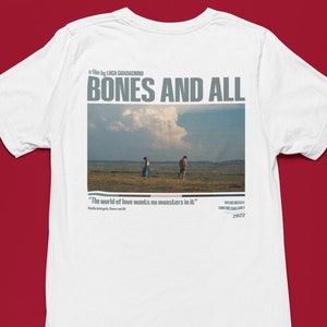 Bones and all T-Shirt, hochwertig, Timothee Chalamet, Indie-Shirt, Geschenk für ihn, Geschenk für sie, ästhetisches T-Shirt, Halloween-Shirt,