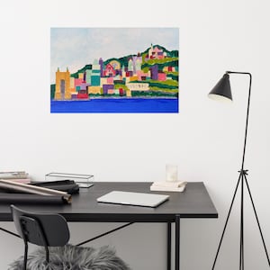 Cincinnati Art Print | Cincinnati Skyline | Ohio Wall Art Decor | City Print | Cincinnati Wall Art | Office Wall Art | Office Decor
