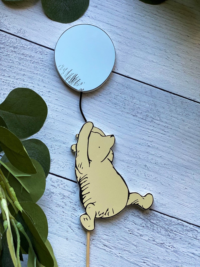 Vintage Pooh Bear Inspired Cake Topper! Etsy — free download