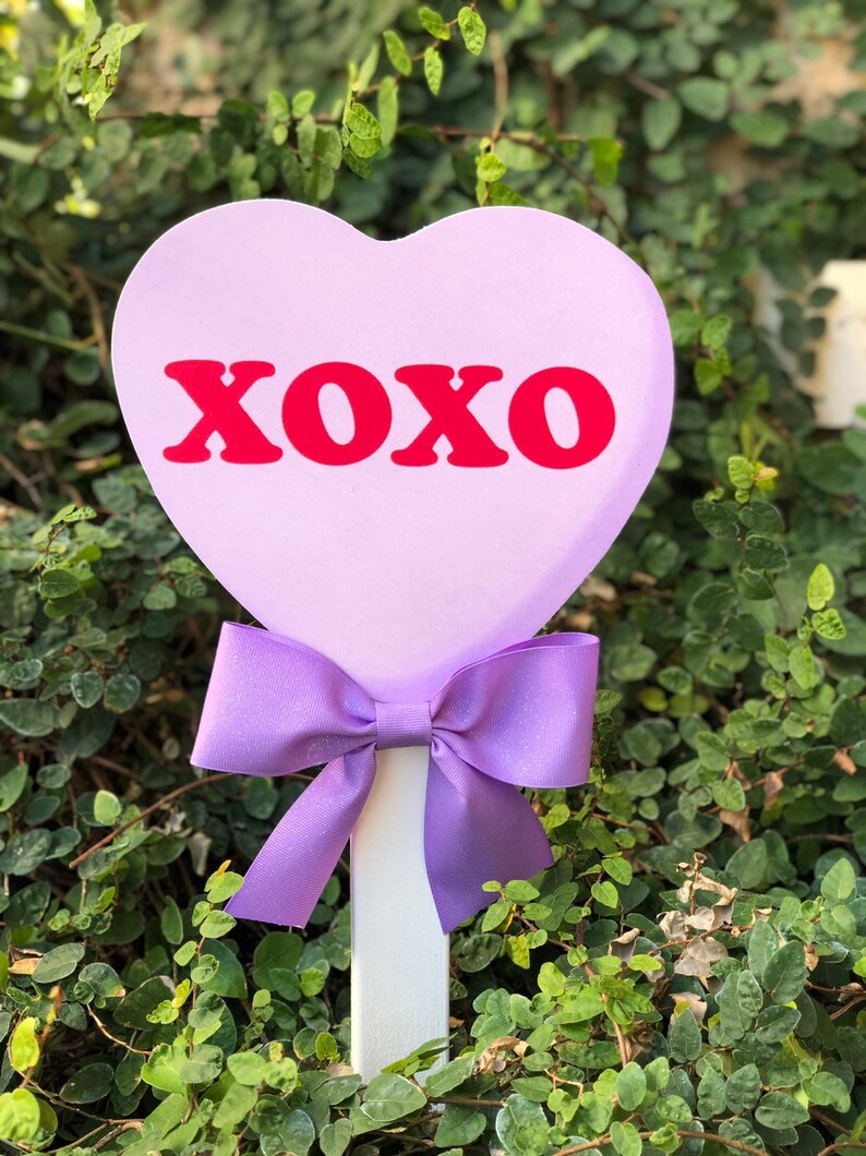 Valentine's Day Conversation Candy Heart Yard Decor image 3