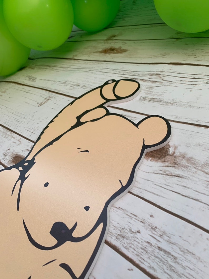 prop Winnie the Pooh backdrop party prop cut out decoration for party backdrop or wall decoration
