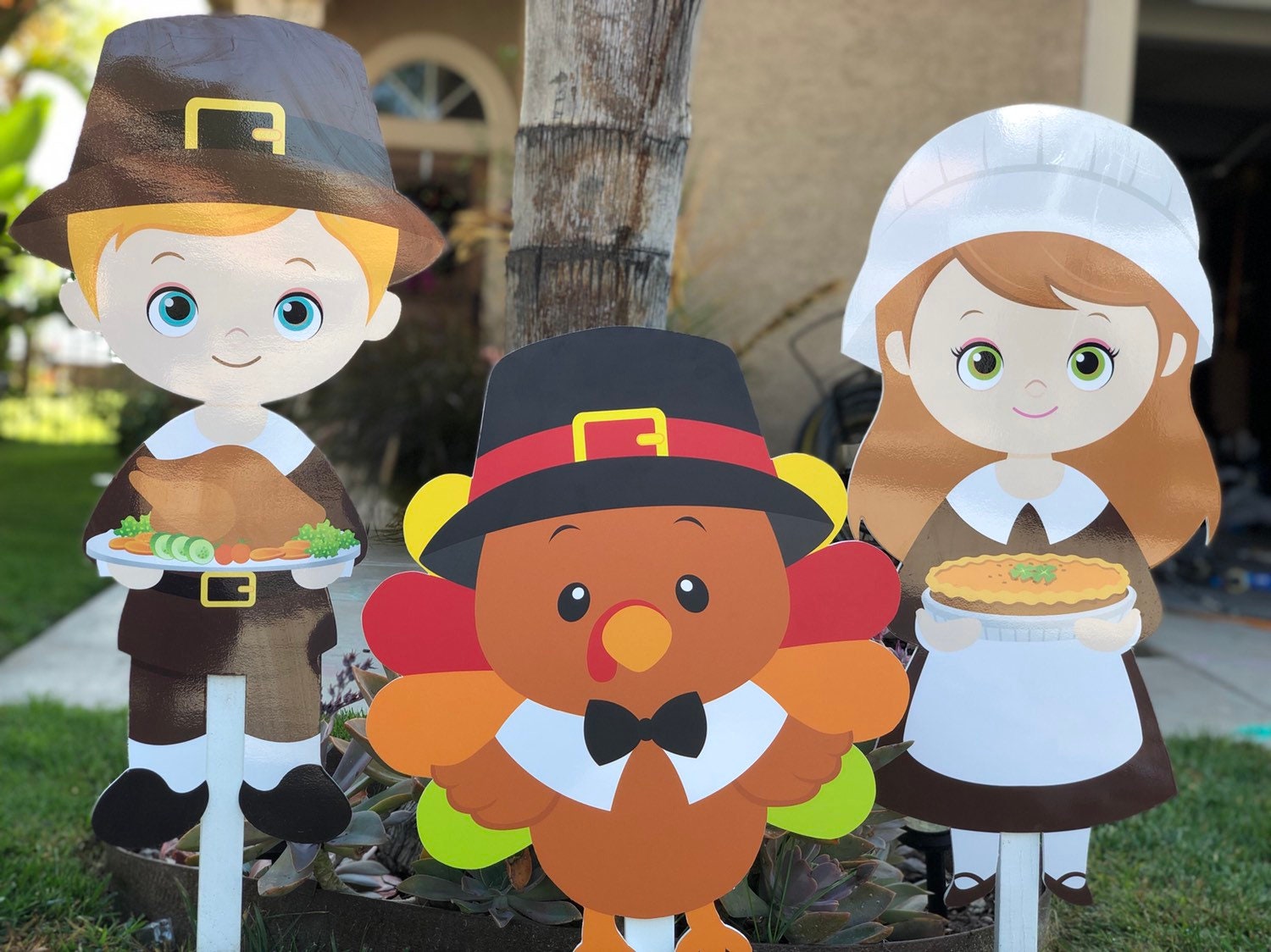 Thanksgiving Turkey Cutout Yard Decoration | Etsy