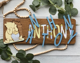 Customized Vintage Winnie the Pooh puzzle!