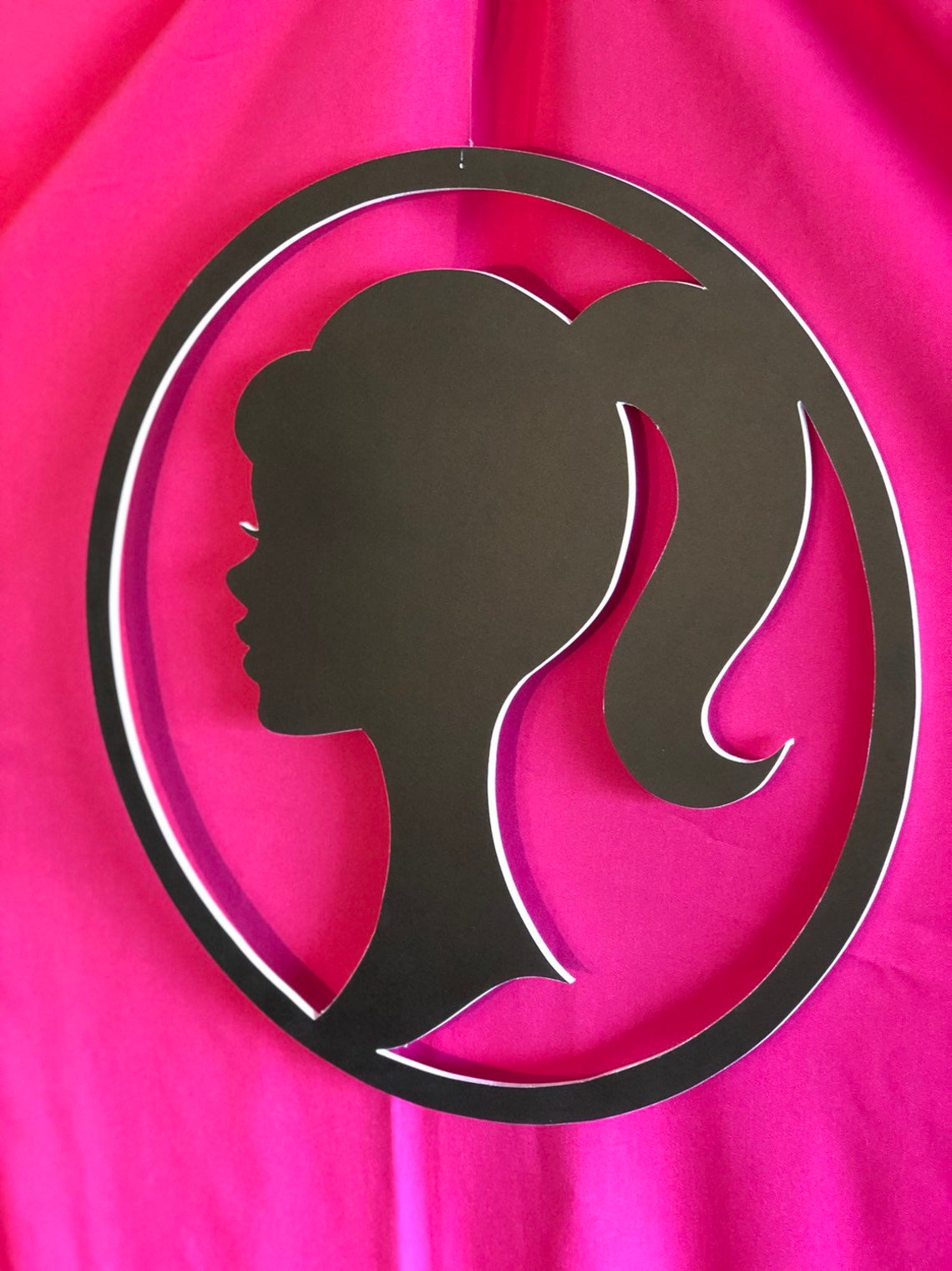 Barbie Silhouette Cut Out Party Back Drop Decorations - Etsy