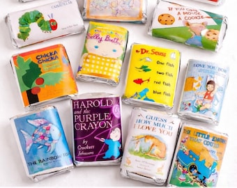 Mini Candy Bar Verpackungen, Kinderbuch, Babyparty, Geschenke und Geschenke (Digitaler Download) PDF