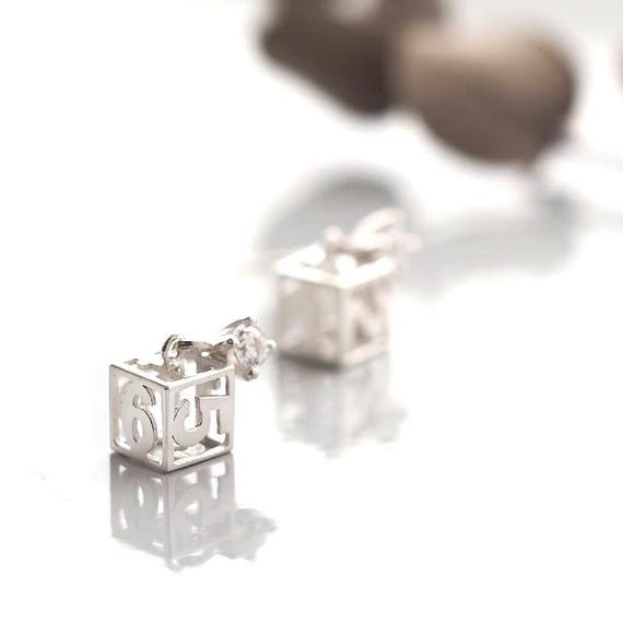 Número 0 cero encanto plata esterlina 925