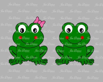 Frog SVG DXF EPS cutting file