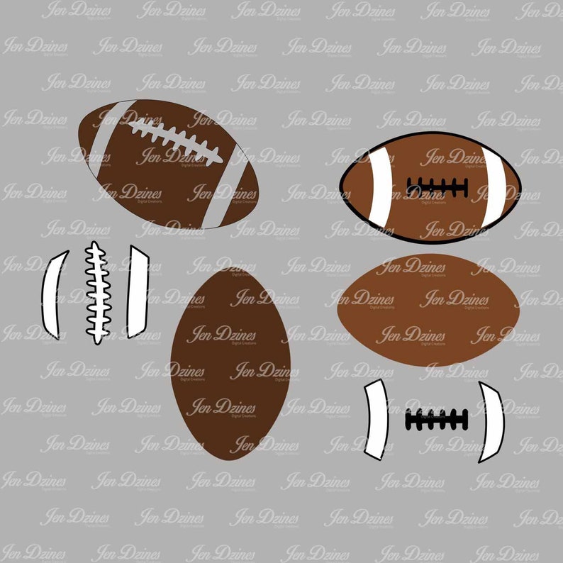 Download Football laces SVG DXF EPS cutting files | Etsy