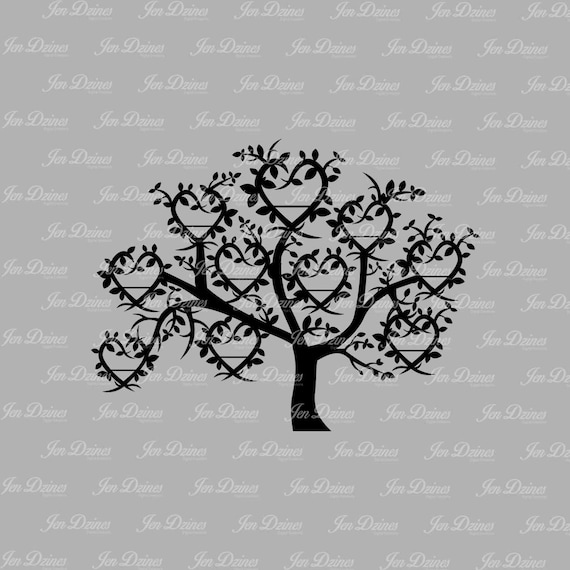 Free Free 117 Family Tree Svg With Names SVG PNG EPS DXF File