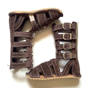 Leather Gladiator Sandals for Babies, Toddlers and Kids - 15+ Color Options