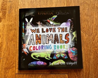 We Love the Animals coloring book