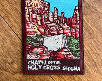 Chapel of the Holy Cross Sedona Embroidered Iron On Patch